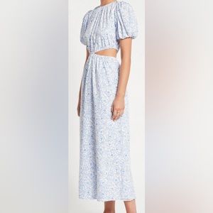 Faithfull The Brand Alessandria Midi Dress Size XS